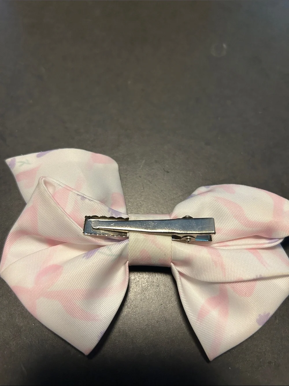 Stoney clover lane - Kids Floral Pink & Purple Bow Hair Clip- large size